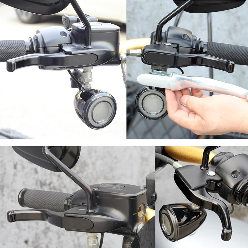 FVMOTO 3 Finger 5.9" CNC Shorty Hand Control Lever Kit Brake Clutch Levers Fit for Harley Sportster 1996-2003, Dyna 1996-2017, Softail 1996-2014, Touring 1996-2007(Black) - Image 2